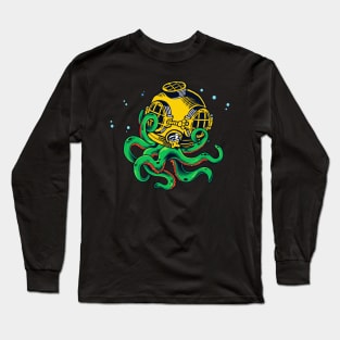 Octopus Squid diving gift Long Sleeve T-Shirt